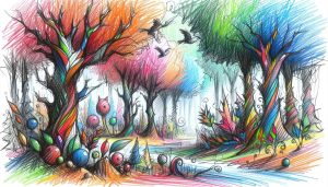 Magic forest drawing idea - 0 Creative Fantasy Art Mind - Blowing Images in 2024